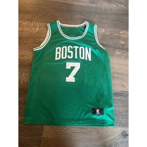 Boston Celtics Jaylen Brown 7 Youth Fanatics Basketball Jersey Green Large 14